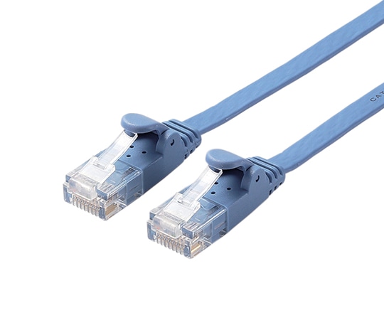 エレコム LANケーブル (スーパーフラット) 5mLD-GF2/BU5 1本 (ご注文単位1本) 【直送品】