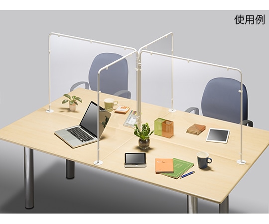 ナカキン 簡易飛沫防止パネル (W900) 5枚セットVPP-90 1セット (ご注文単位1セット) 【直送品】