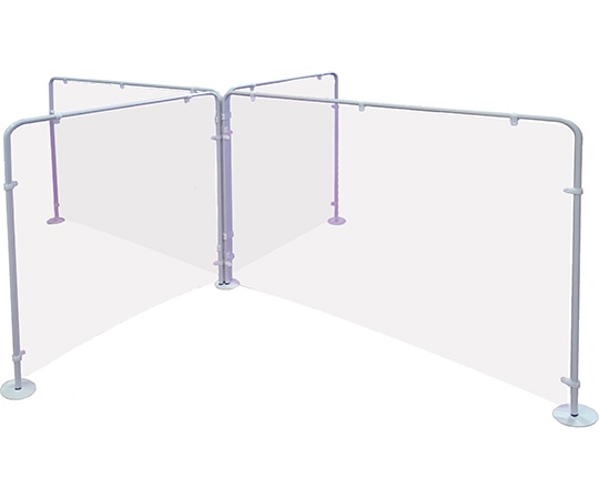 ナカキン 簡易飛沫防止パネル (W900) 5枚セットVPP-90 1セット (ご注文単位1セット) 【直送品】