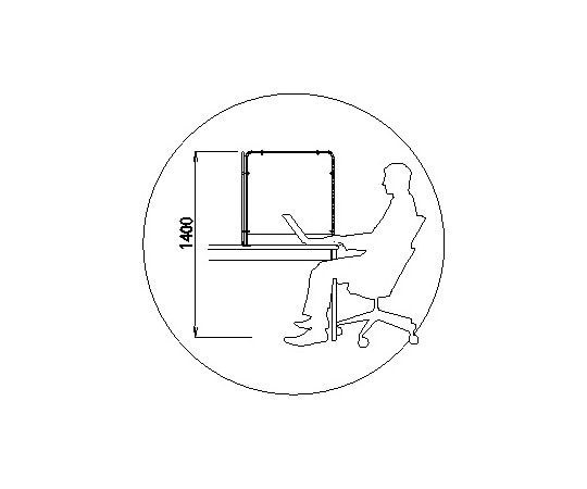 ナカキン 簡易飛沫防止パネル (W900) 5枚セットVPP-90 1セット (ご注文単位1セット) 【直送品】