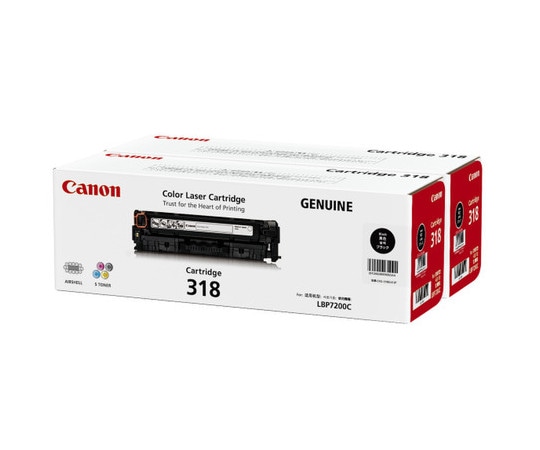 キヤノン CANON トナーカートリッジ318VP ブラック 2662B006 1セット (2本入) CRG-318BLKVP 1セット (ご注文単位1セット) 【直送品】