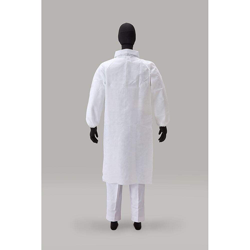 アゼアス AZ CLEAN1302 白衣3点セット (面ファスナー) LLAZCLEAN1302-LL 1セット (ご注文単位1セット) 【直送品】