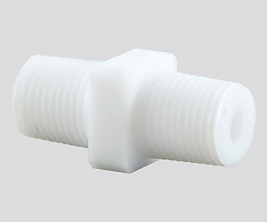 アズワン アズフロン (R) ニップル ストレートタイプ 異径 R1/2×3/8 1個 (ご注文単位1個) 【直送品】