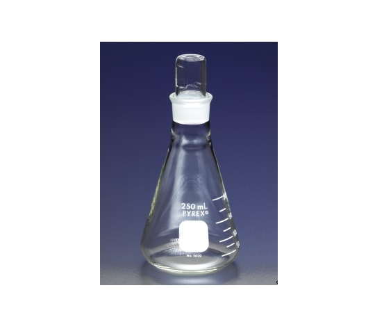 コーニング 共通摺合せ栓付三角フラスコ 250mL5020-250 1個 (ご注文単位1個) 【直送品】