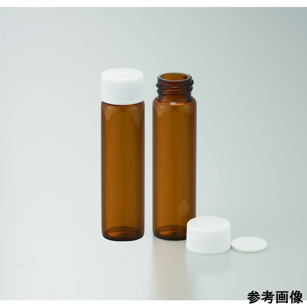 日電理化硝子 ねじ口びん (標準セット) 茶褐色 10mL SV-10 1箱 (50本入) 250527 1箱 (ご注文単位1箱) 【直送品】