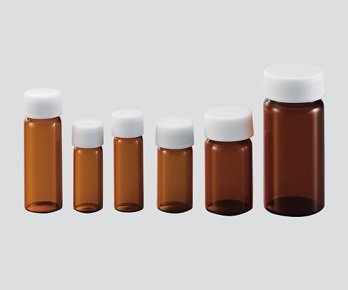 日電理化硝子 ねじ口びん (標準セット) 茶褐色 50mL SV-50A 1箱 (50本入) 250531 1箱 (ご注文単位1箱) 【直送品】