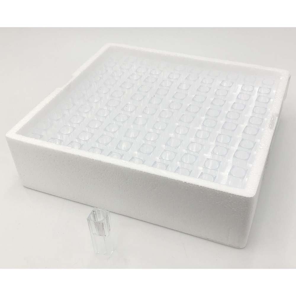 Kartell ディスポセル (セミマイクロタイプ/PS製/2透過面) 2.5mL 1箱 (100個入) 1940 1箱 (ご注文単位1箱) 【直送品】