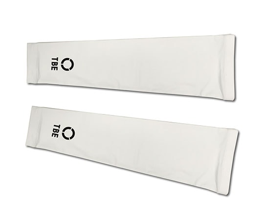 Lazos アームカバー ホワイト Sサイズ 1袋 (2枚入) T-AMC-WS 1袋 (ご注文単位1袋) 【直送品】