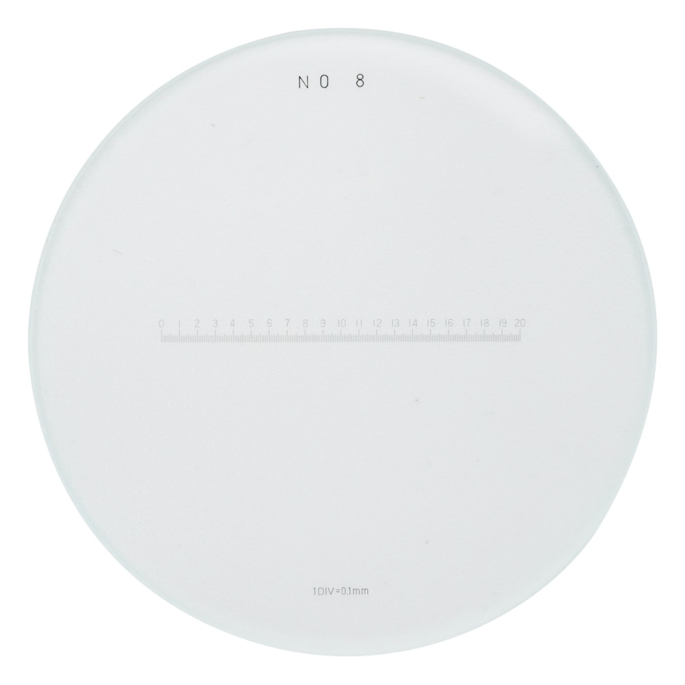 東海産業 (PEAK) スケール・ルーペ目盛板 10×用PS-8 1枚 (ご注文単位1枚) 【直送品】