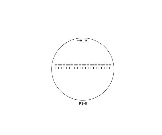 東海産業 (PEAK) スケール・ルーペ目盛板 10×用PS-8 1枚 (ご注文単位1枚) 【直送品】