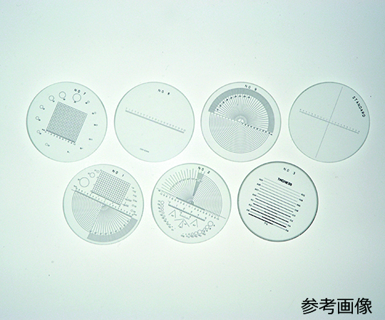 東海産業 (PEAK) スケール・ルーペ目盛板 10×用PS-8 1枚 (ご注文単位1枚) 【直送品】