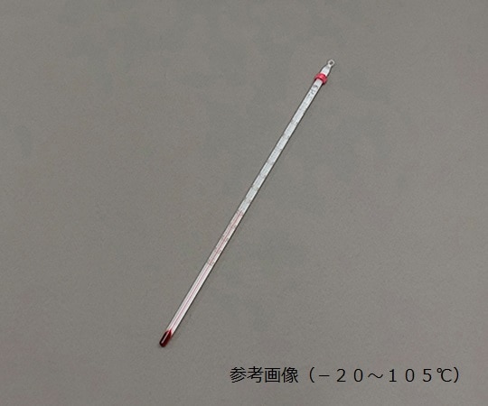 佐藤計量器製作所 赤液棒状温度計 -5~+105℃ スライドパック入り0120-10 1セット (ご注文単位1セット) 【直送品】