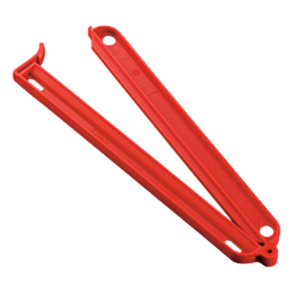 アズワン バッグクランプ 220mm 赤 5個入99914 1袋 (ご注文単位1袋) 【直送品】