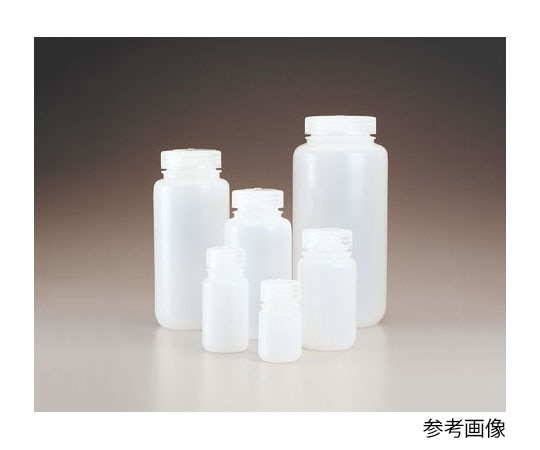 Nalge Nunc (サーモフィッシャーサイエンティフィック) 広口ボトル LDPE 125mL 1袋 (12本入) 2103-0004JP 1袋 (ご注文単位1袋) 【直送品】