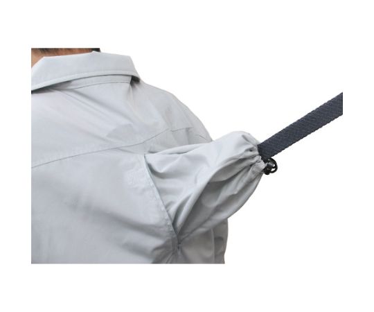 空調服 綿薄手フルハーネス仕様 ウエアのみ シルバー MKU9055FC06S2 1着 (ご注文単位1着) 【直送品】