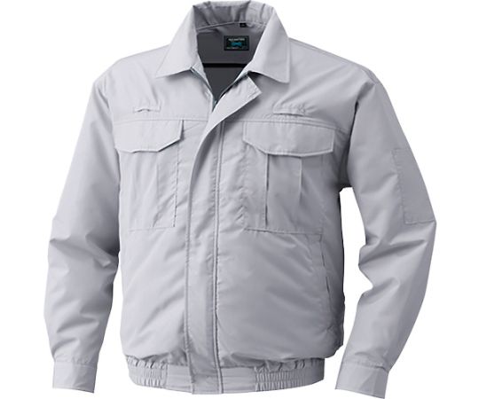 空調服 綿薄手フルハーネス仕様 ウエアのみ シルバー 4LKU9055FC06S6 1着 (ご注文単位1着) 【直送品】