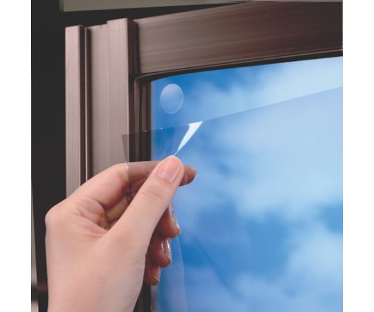 アズワン 遮光・遮熱フィルム 900X1800 透明タイプTSF-9018-TM 1巻 (ご注文単位1巻) 【直送品】