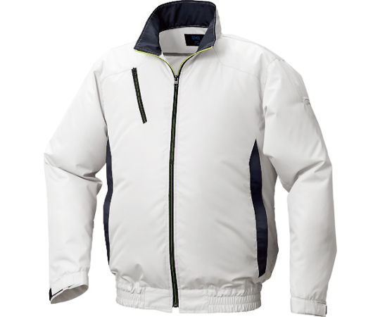 空調服 ポリエステル製カジュアルウェアのみシルバー×ダークネイビーLKU92010C06S3 1着 (ご注文単位1着) 【直送品】