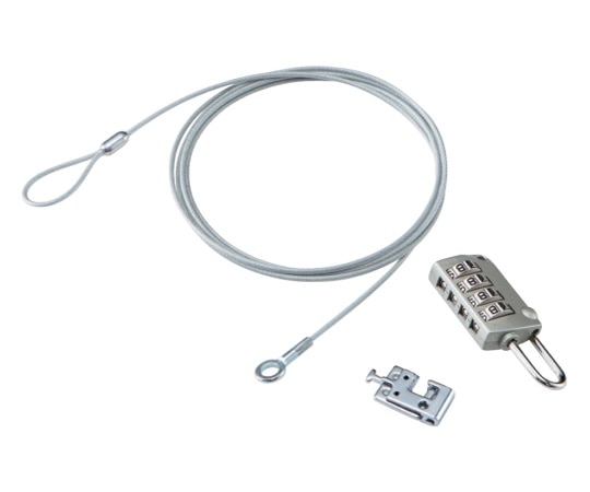 エレコム ダイヤル錠 ワイヤーロックESL-39 1個 (ご注文単位1個) 【直送品】