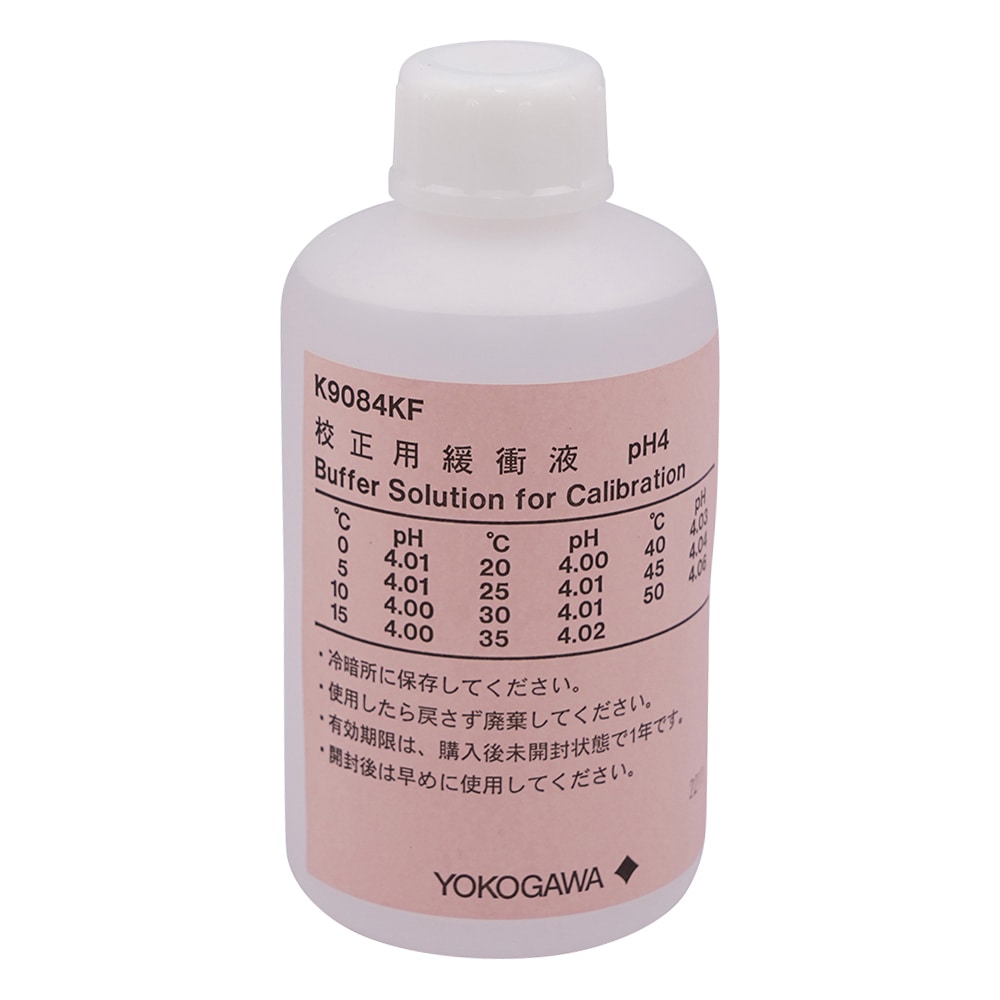 横河 pH標準液 6本入K9084LL (pH4) 1箱 (ご注文単位1箱) 【直送品】