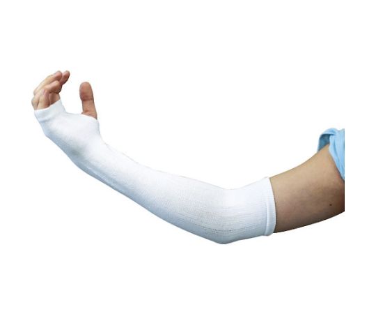 三重化学工業 女性用アームカバー エアリー ホワイトNO.TK15-WH 1双 (ご注文単位1双) 【直送品】