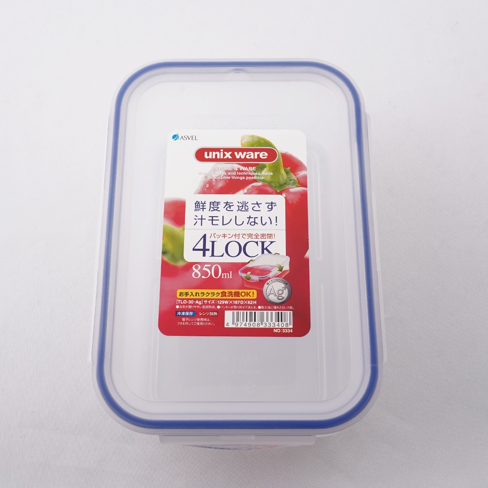 アスベル ユニックス・タイトロック 850mLTLO-30Ag 1個 (ご注文単位1個) 【直送品】