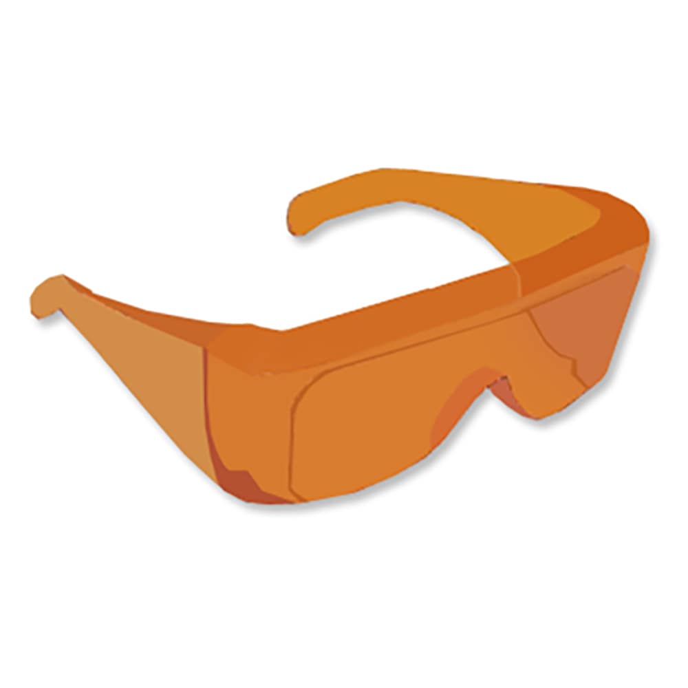 アズワン ハンディ青色LED光源偏光オレンジグラス 1個 (ご注文単位1個) 【直送品】