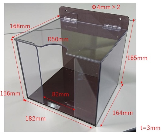 アズワン キャッチワイプ用ディスペンスケース ネジ付タイプCW-DP1 1個 (ご注文単位1個) 【直送品】