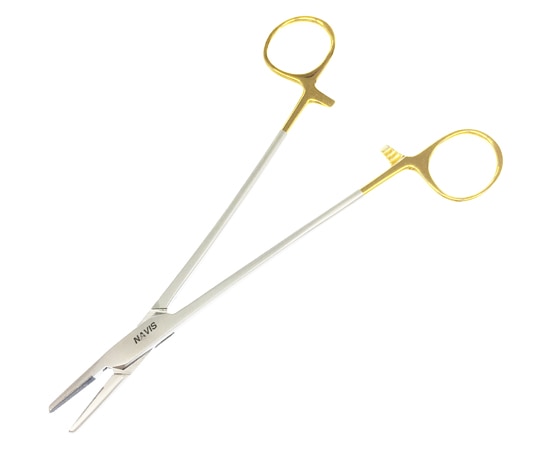 アズワン 持針器 (ダイヤチップ付) ヘガール持針器 180mmHNH-D3 1本 (ご注文単位1本) 【直送品】