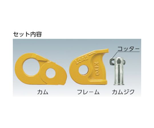 KITO ワイヤーロープ専用固定器具 キトークリップ 定格荷重1.5t ワイヤ径12~14mm用KC140 1セット (ご注文単位1セット) 【直送品】