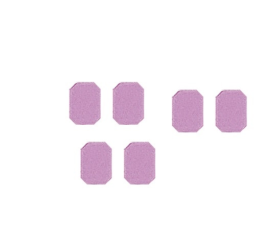 アズワン マグネットマーク (文字なし) ライラック 6個入JC型 1組 (ご注文単位1組) 【直送品】