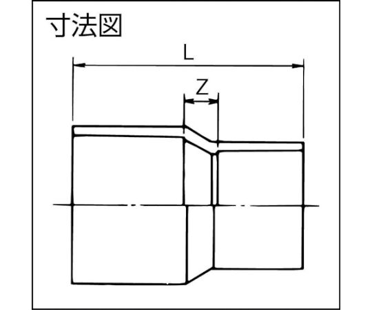 クボタケミックス TS継手 異径ソケット TS-S 30X25TSS30X25 1個 (ご注文単位1個) 【直送品】
