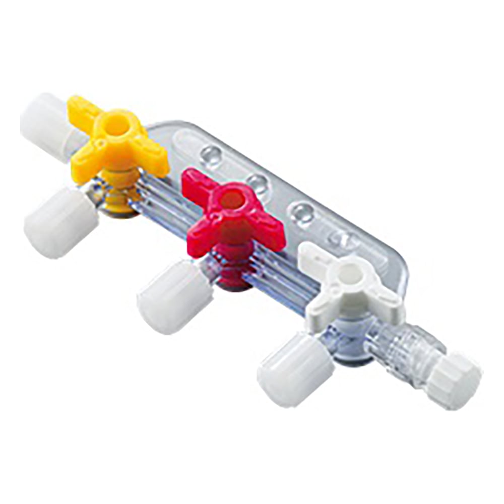 アズワン ルアーストップコックマニフォールド メスルアー4個・オスルアーロック1個17551 1個 (ご注文単位1個) 【直送品】