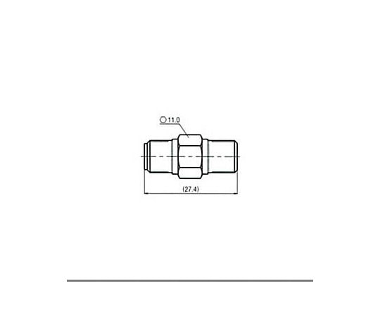 トーコネ F型中継用アダプターFAJJC 1個 (ご注文単位1個) 【直送品】