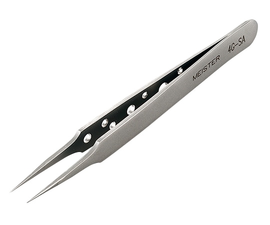 RUBIS MEISTERピンセット 極細 耐酸鋼4G-SA 1本 (ご注文単位1本) 【直送品】