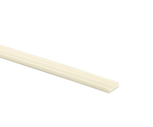 光 レール下部 (アイボリー) 3mm×1000mmPR7302 1本 (ご注文単位1本) 【直送品】
