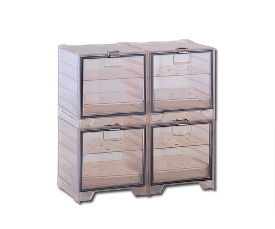 アズワン ユニットデシケーター (非帯電タイプ) 4個セットUD-4ESD 1セット (ご注文単位1セット) 【直送品】