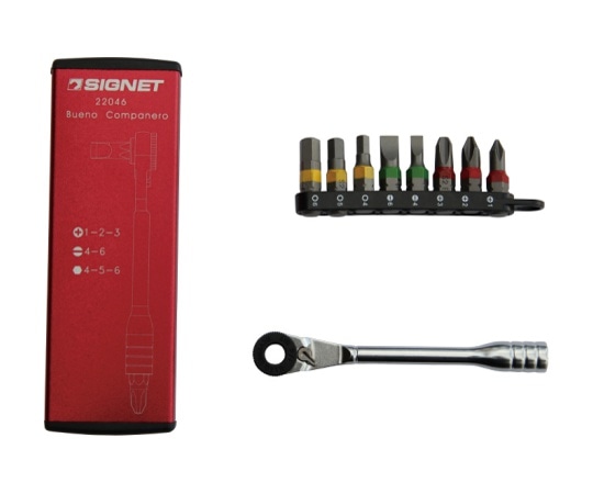 SIGNET ミニラチェセット レッド22046 1セット (ご注文単位1セット) 【直送品】