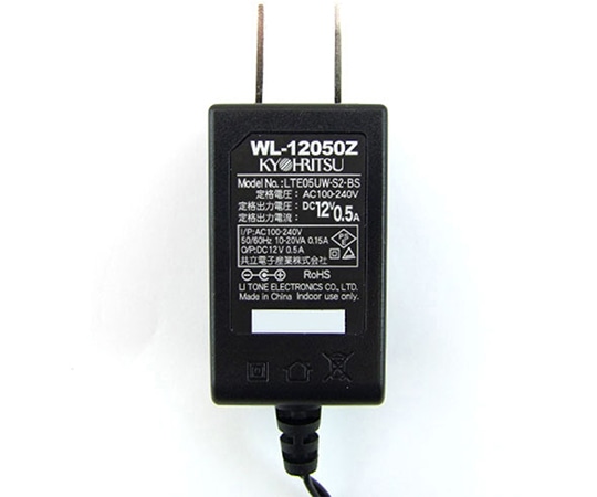 共立電子産業 コンパクトACアダプタ 12V 0.5AWL-12050Z 1個 (ご注文単位1個) 【直送品】