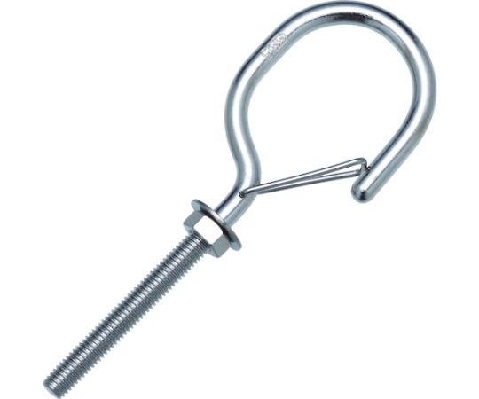 水本機械製作所 ステンレス ネットフック 捻子径M-6 全長115mmB-2256 1個 (ご注文単位1個) 【直送品】