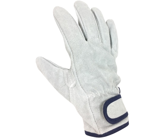 ACE (手袋) 牛床革手袋 マジックテープ 内綿 MサイズAG442-M 1双 (ご注文単位1双) 【直送品】