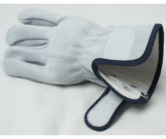 ACE (手袋) 牛床革手袋 マジックテープ 内綿 LサイズAG442-L 1双 (ご注文単位1双) 【直送品】