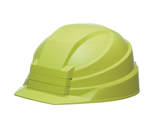 DICプラスチック 折りたたみ式ヘルメット IZANO2 グリーンAA21-G 1個 (ご注文単位1個) 【直送品】