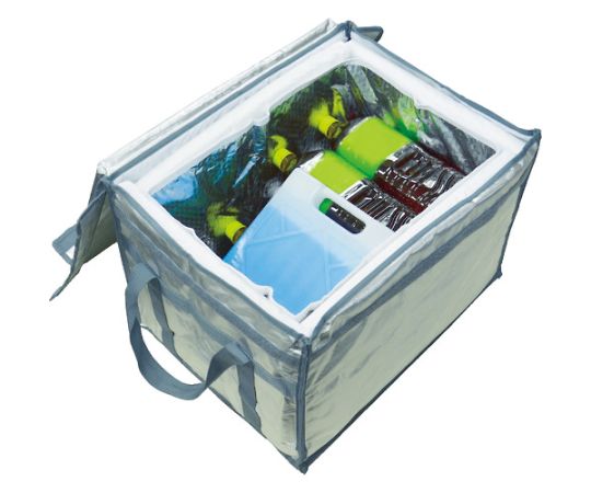 アズワン 超保冷クーラーBOX 面ファスナータイプ 35LTCB-35 1個 (ご注文単位1個) 【直送品】