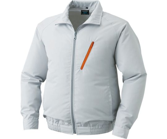 空調服 ポリエステル製 ウェアのみ シルバー LKU90510C06S3 1着 (ご注文単位1着) 【直送品】