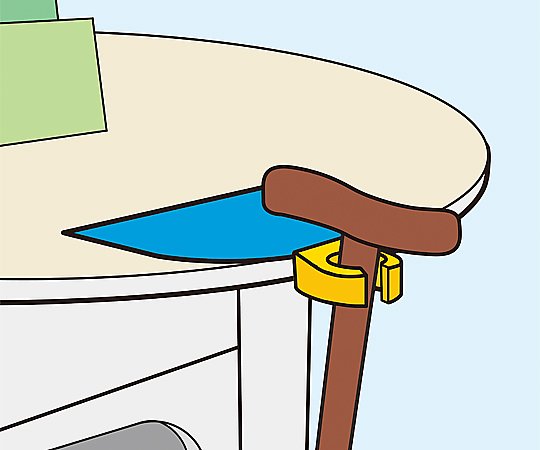 エムズジャパン 杖ホルダー (つえつえほ~) 移動L型タイプ 紅白 1個 (ご注文単位1個) 【直送品】