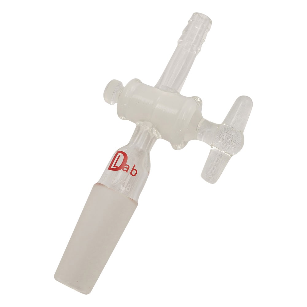 ラブディポット ジョイント付吸引コック ガラスコック・直管 TS19/3819/38 直管G 1個 (ご注文単位1個) 【直送品】