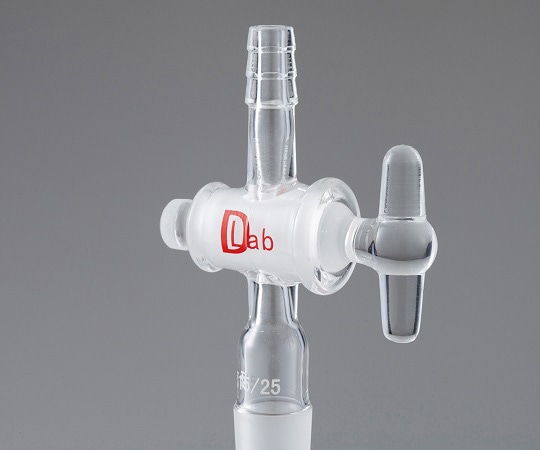 ラブディポット ジョイント付吸引コック ガラスコック・直管 TS19/3819/38 直管G 1個 (ご注文単位1個) 【直送品】