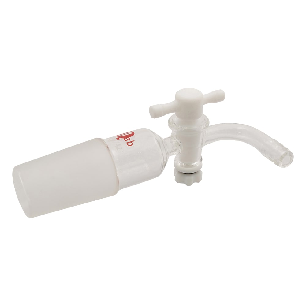 ラブディポット ジョイント付吸引コック PTFEコック・曲管 TS29/4229/42 曲管P 1個 (ご注文単位1個) 【直送品】