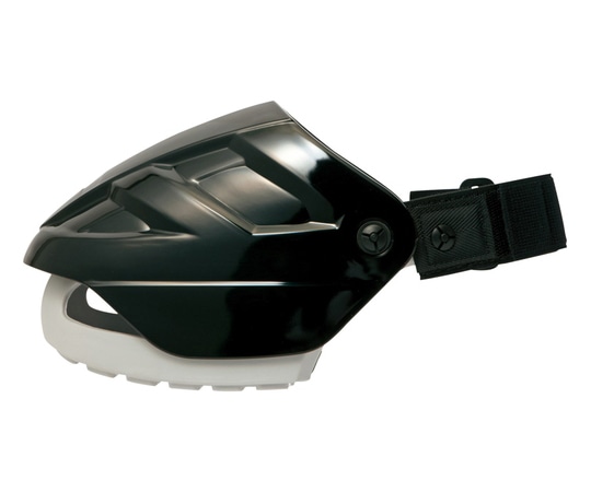 アズワン つま先も守れる甲プロテクター ブラックIP-BK 1組 (ご注文単位1組) 【直送品】